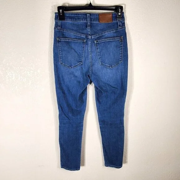Madewell Womans Size 24 Curvy High-Rise Skinny Crop Jeans Denim 26x25 - Picture 15 of 15